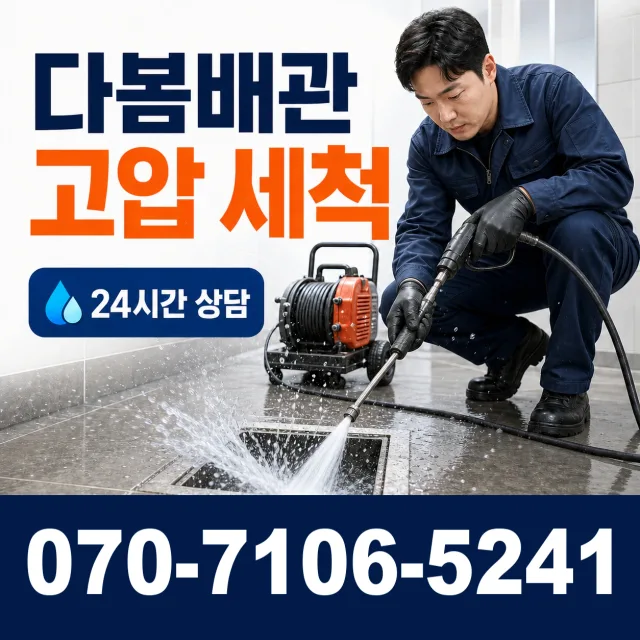 전남광주 보성군 회천면 시장길 배관고압세척 상담 이미지 4